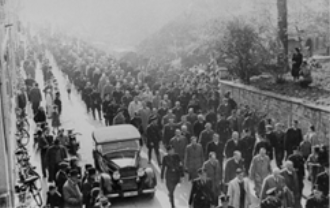 people walking on street